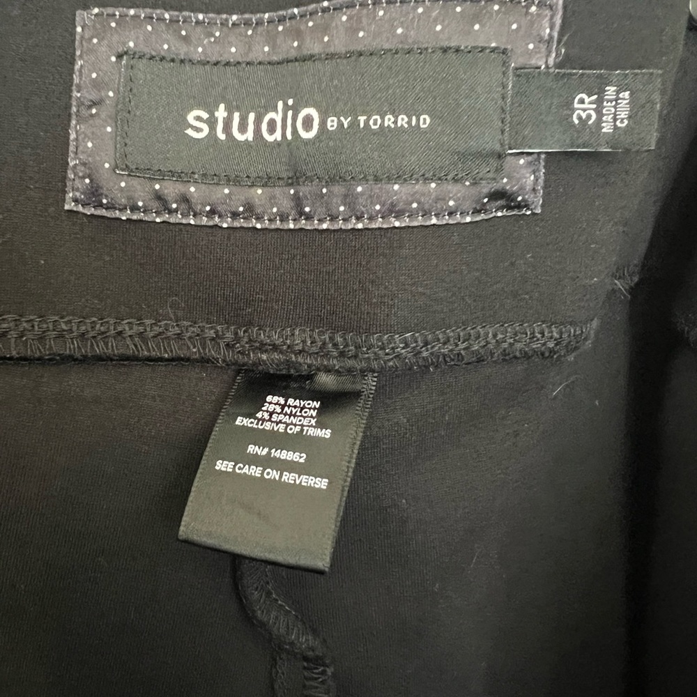 Tummy slimming panel studio size 3 ponte stretch pants - Picture 3 of 3